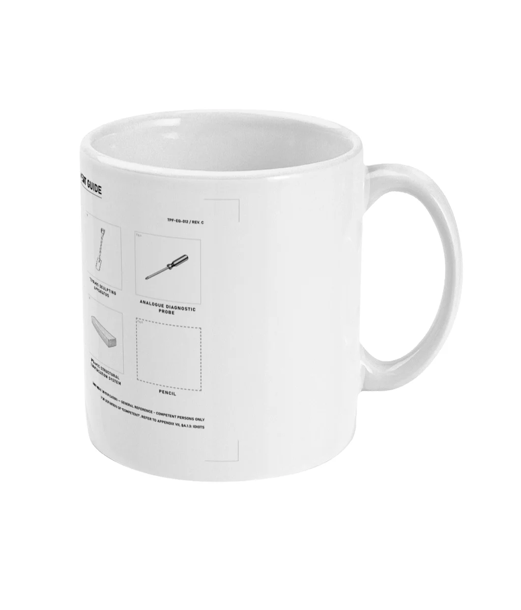Equipment Guide Ceramic Mug - Image 3