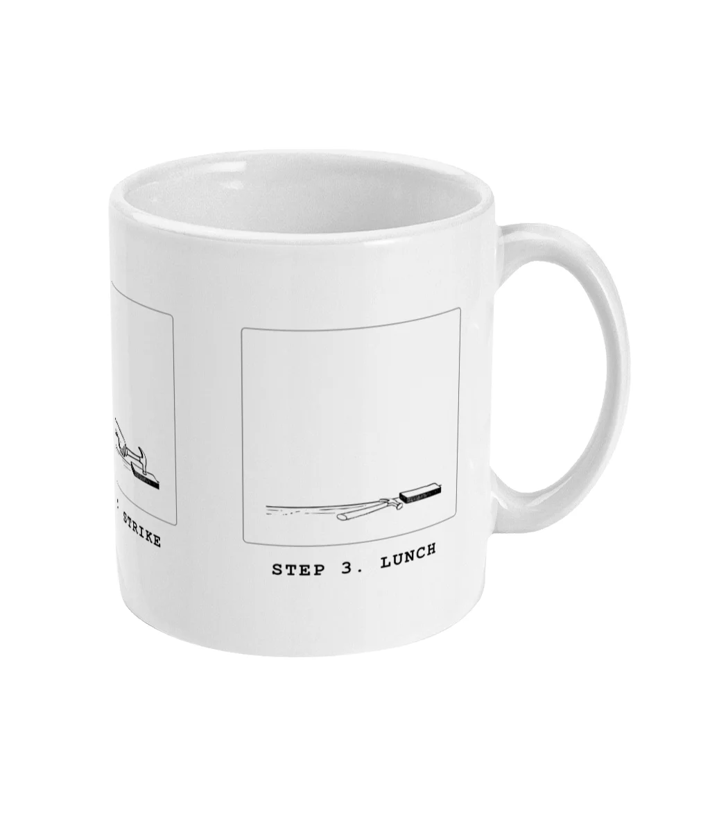 Hammering Guide Ceramic Mug - Image 3