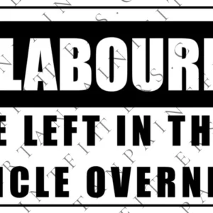 NO LABOURERS Sticker