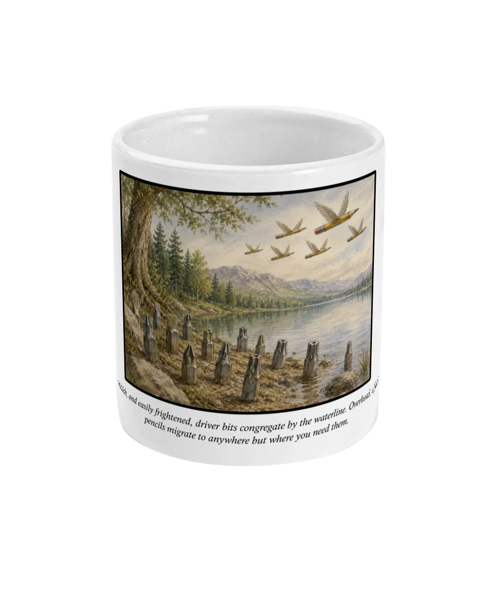 Skittish Driver Bits Ceramic Mug