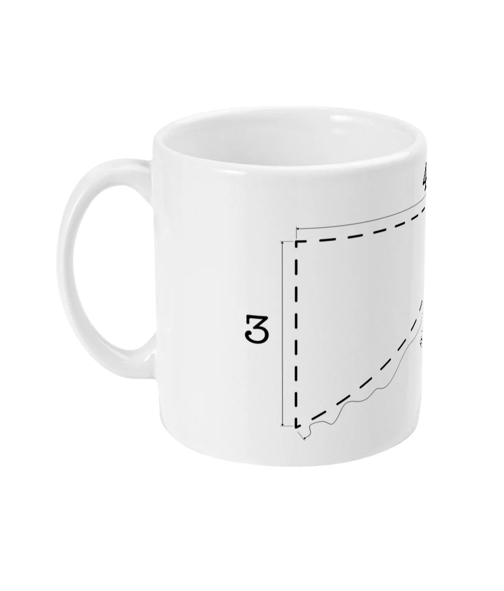 Three, Four Ceramic Mug - Image 2