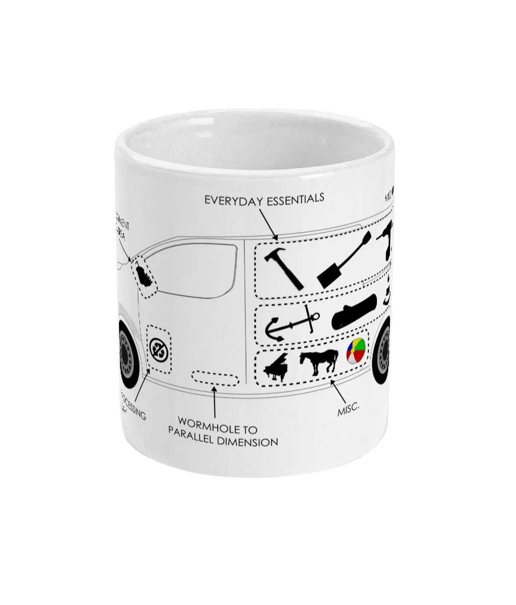 Van Storage Guide Ceramic Mug